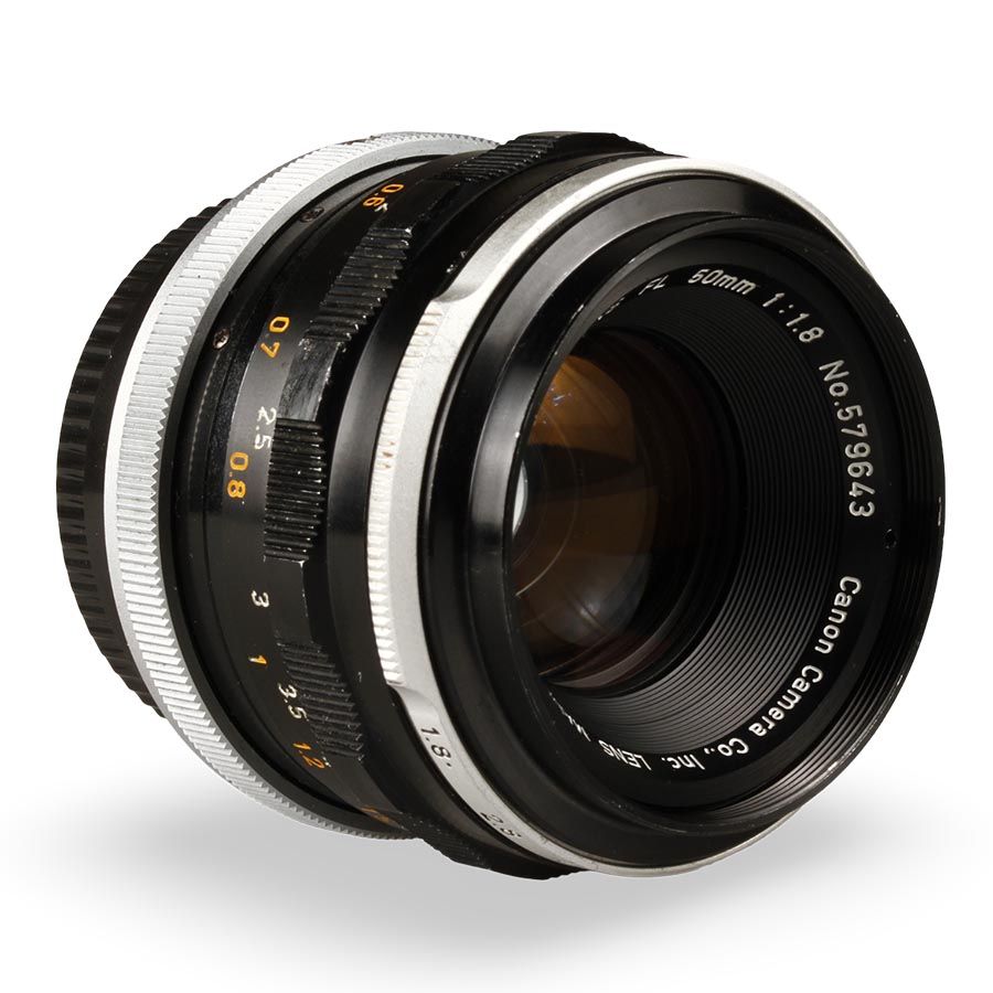 Câmera analógica 35mm Canon T90 com objetivas FL 50mm f1.8 + FL 35mm f3.5 - USADA