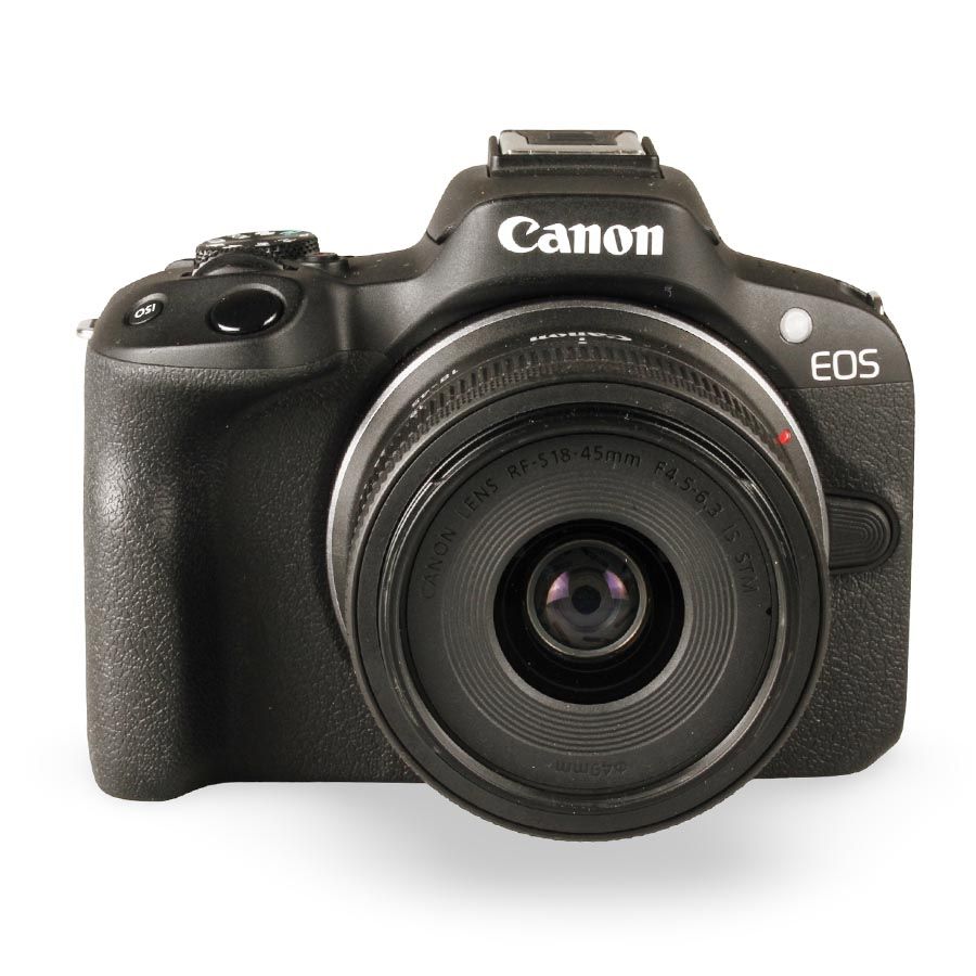 Câmera mirrorless Canon EOS R50 com RF-S 18-45mm IS STM - USADO