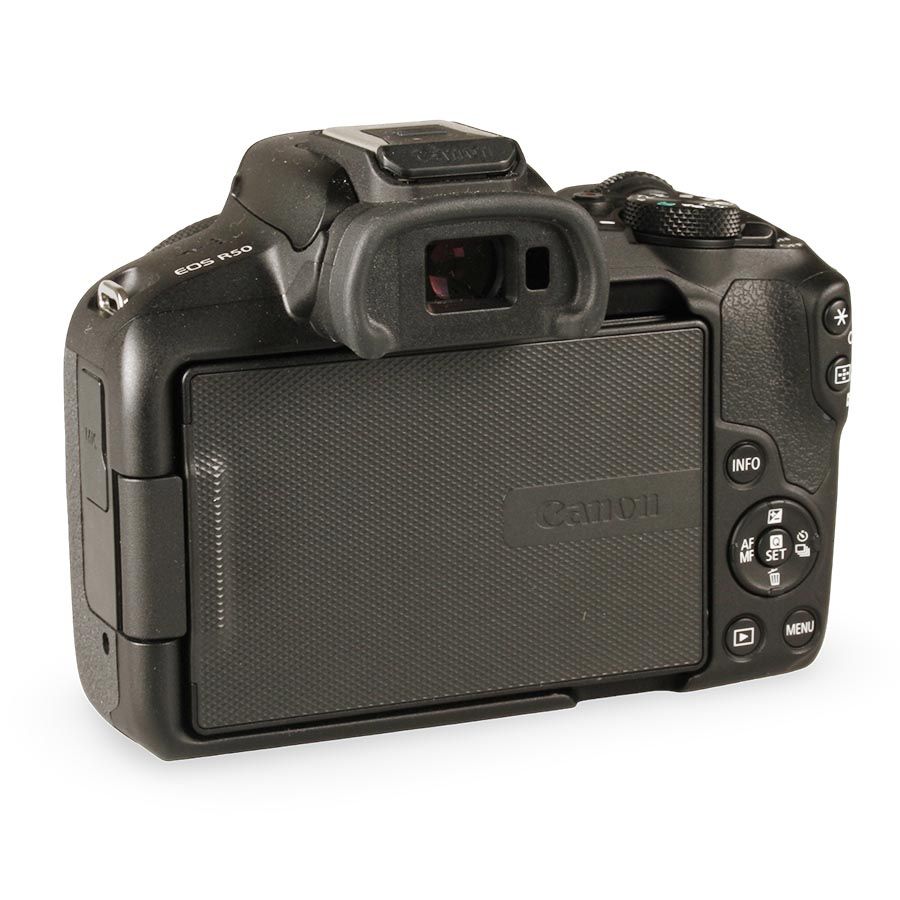 Câmera mirrorless Canon EOS R50 com RF-S 18-45mm IS STM - USADO