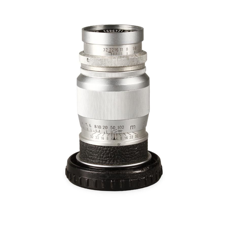 Câmera analógica 35mm Leica III G com lente Summicron 50mm f2 - USADO