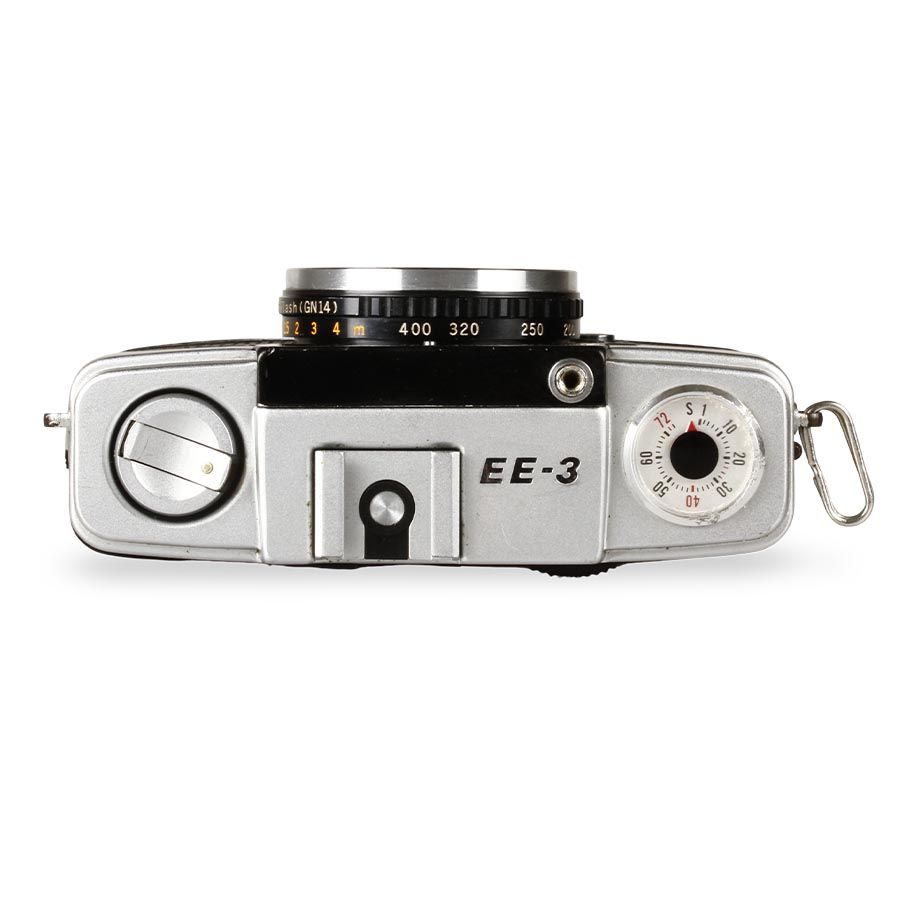 Câmera analógica 35mm Olympus-Pen EE-3 - USADA