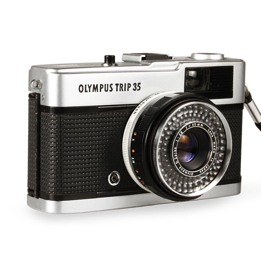 Câmera analógica compacta 35mm Olympus TRIP 35 (J0212A) - USADA