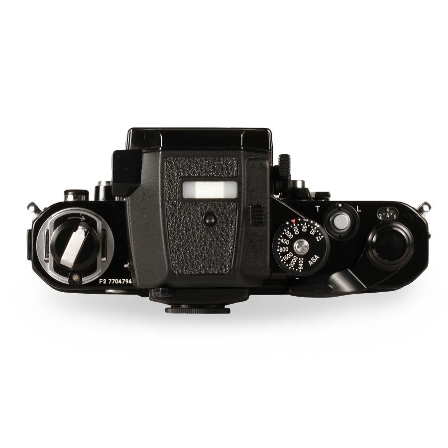 Câmera analógica 35mm Nikon F2 com visor AS - USADO