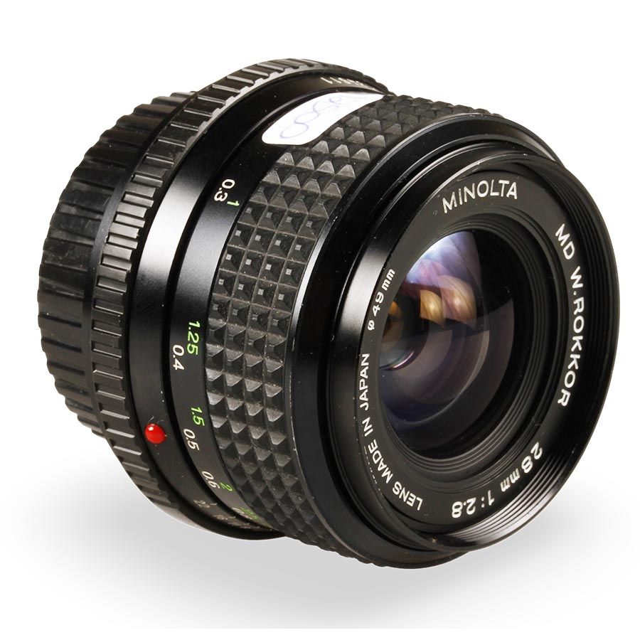 Objetiva Minolta MD W.ROKKOR 28mm f2.8 (MD) - USADO