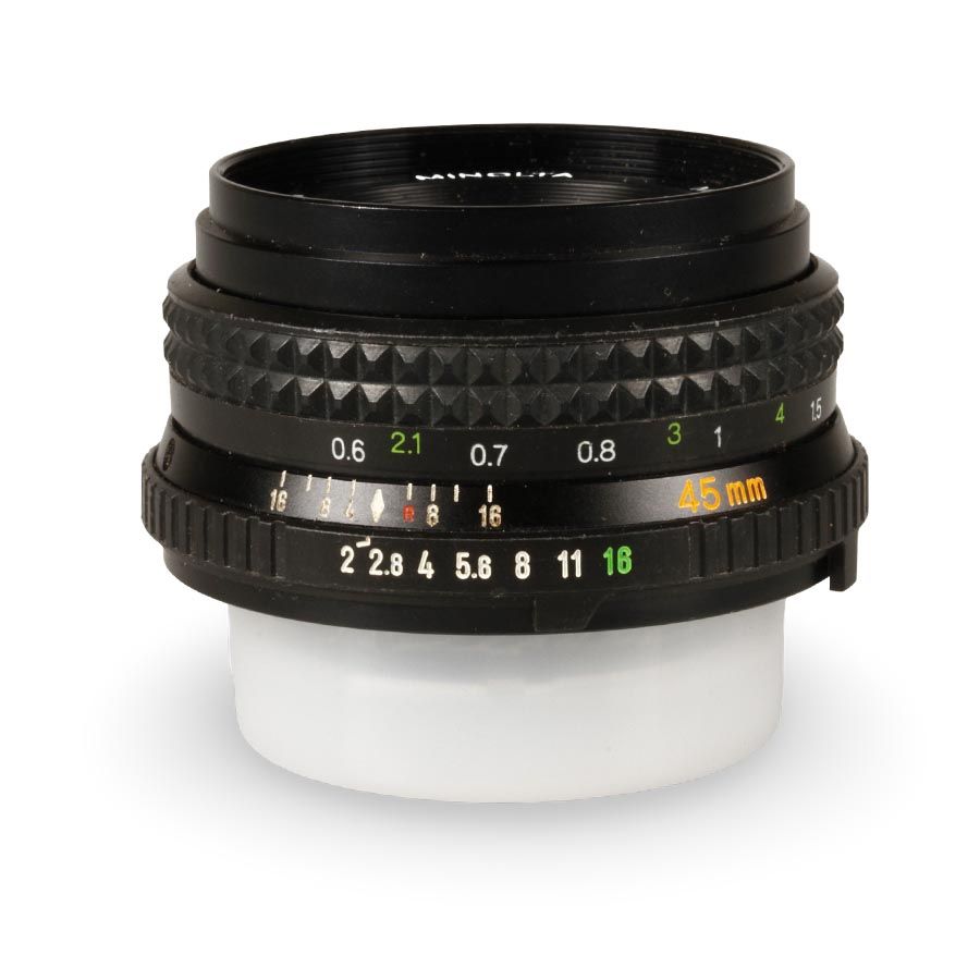 Objetiva Minolta MD ROKKOR-X 45mm f2 - USADO