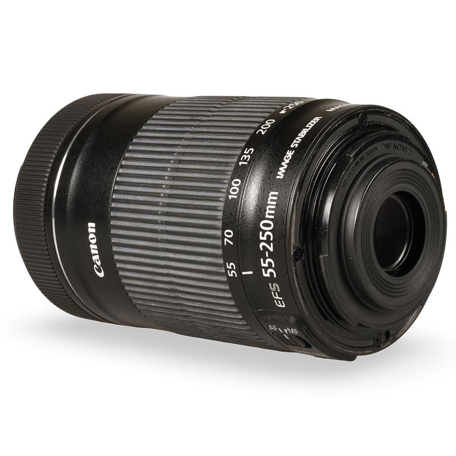 Objetiva Canon EF-S 55-250mm f4-5.6 IS STM - USADO