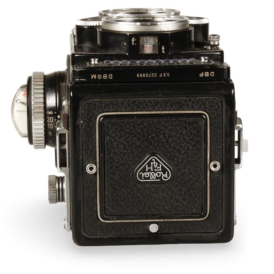 Câmera analógica TLR Rolleiflex 3.5F Planar 75mm f3.5 - USADO