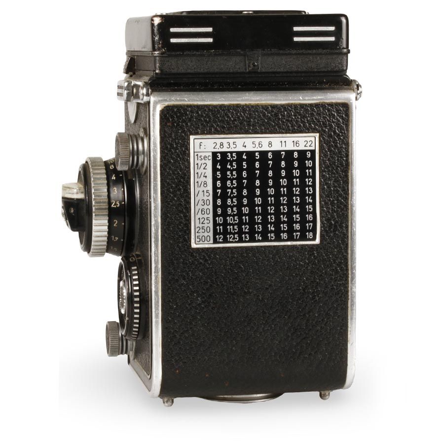 Câmera analógica TLR Rolleiflex 3.5F Planar 75mm f3.5 - USADO