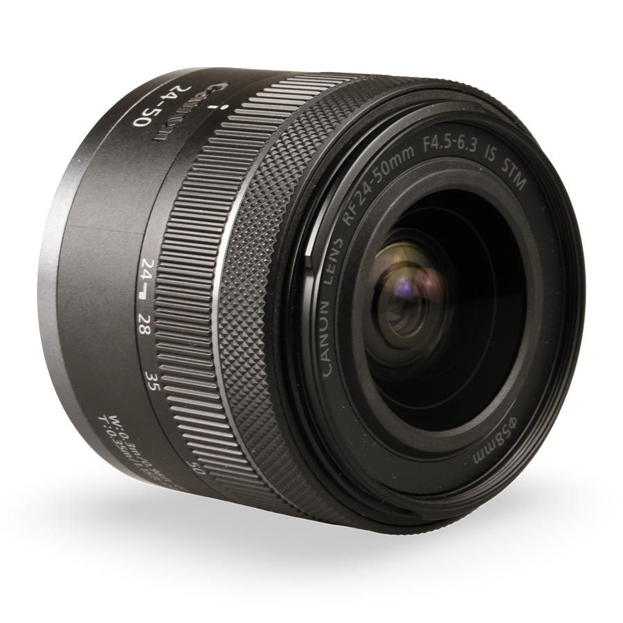 Objetiva Canon RF 24-50mm f4.5-6.3 IS STM - USADO