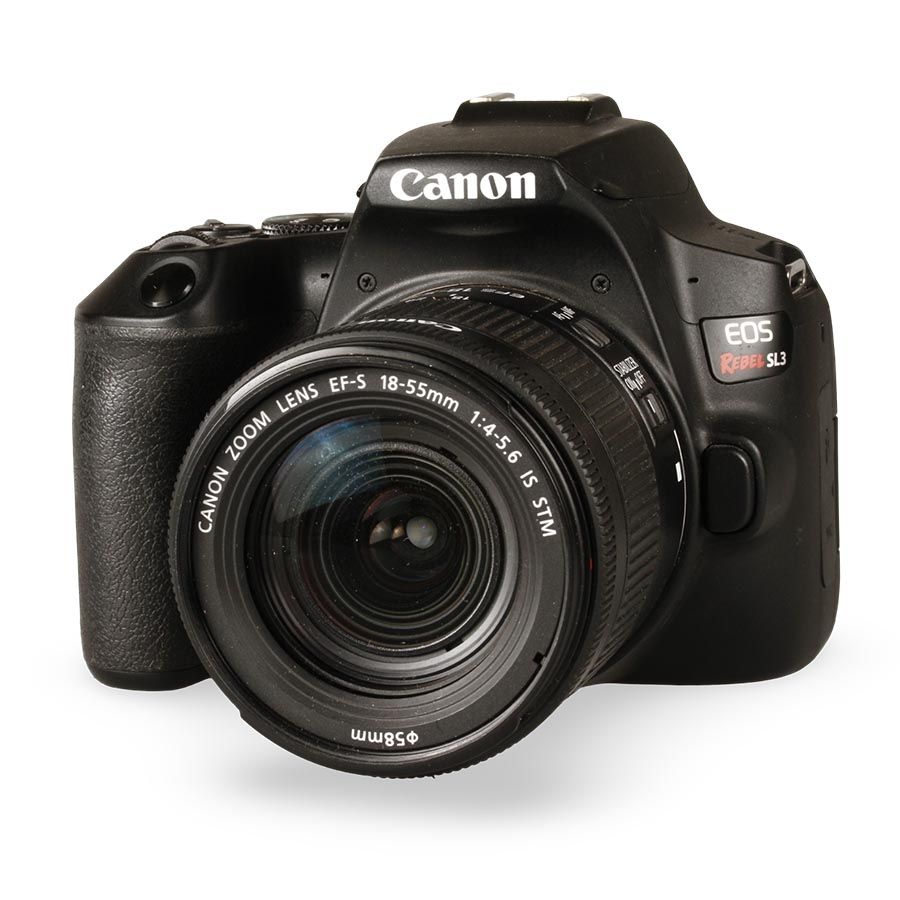 Câmera DSLR Canon EOS Rebel SL3 com lente 18-55mm IS STM (J0406B) - USADO