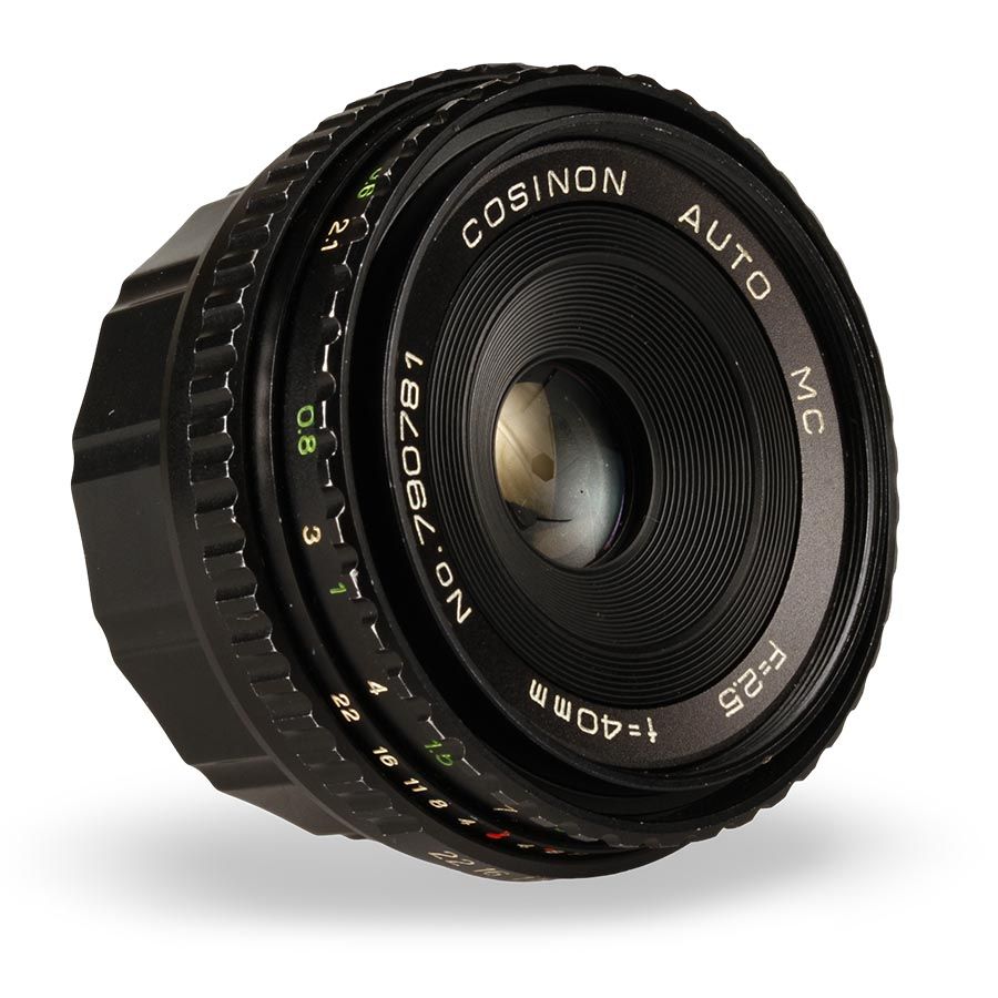 Objetiva Cosinon 40mm f2.5 Auto MC (Pentax K) - USADA