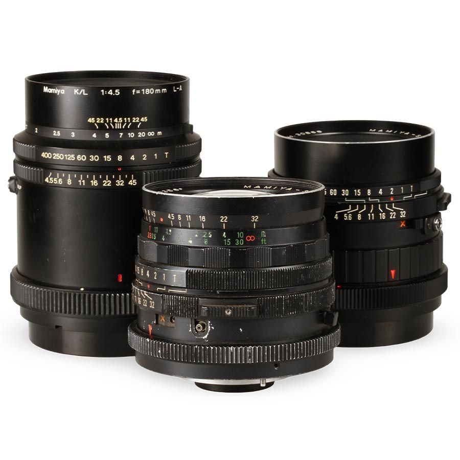 Câmera analógica médio-formato Mamiya RZ67 Professional (Kit com 4 lentes) - USADO