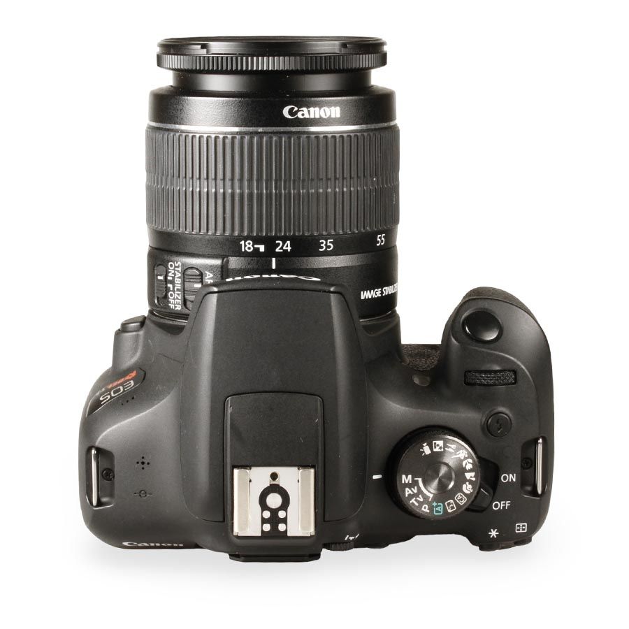 Câmera DSLR Canon EOS Rebel T7+ com lente 18-55mm IS II - USADO (J0413A)