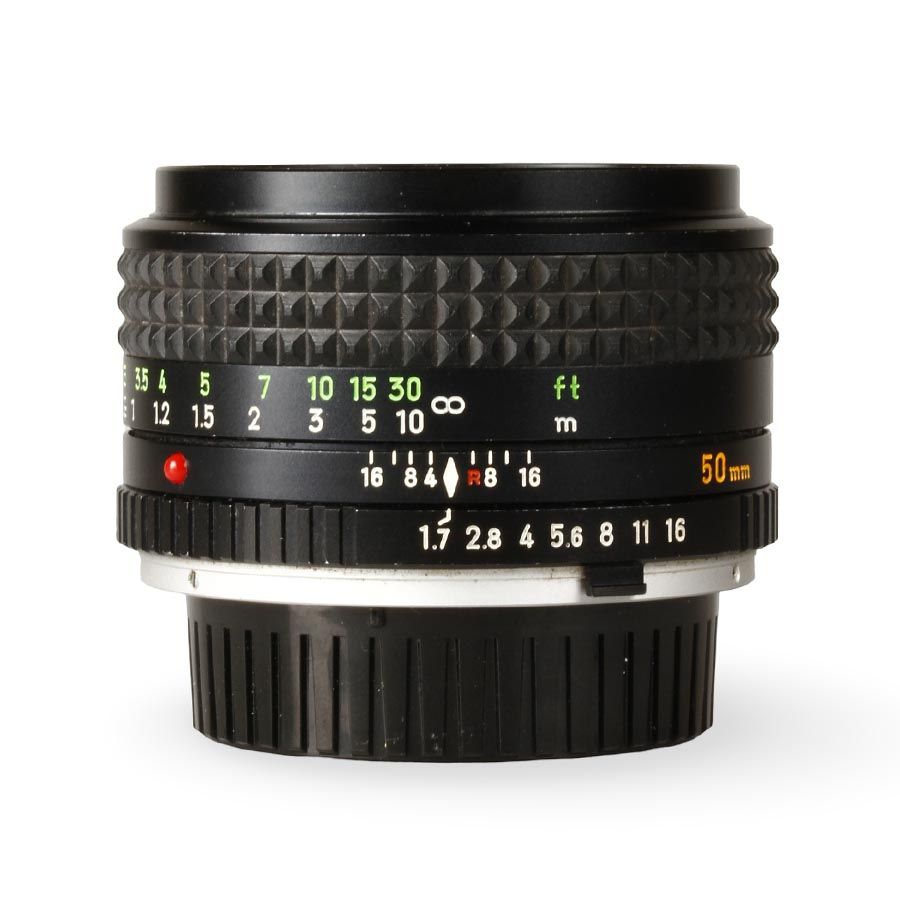 Objetiva Minolta MC 50mm f1.7 ROKKOR-PF - USADO
