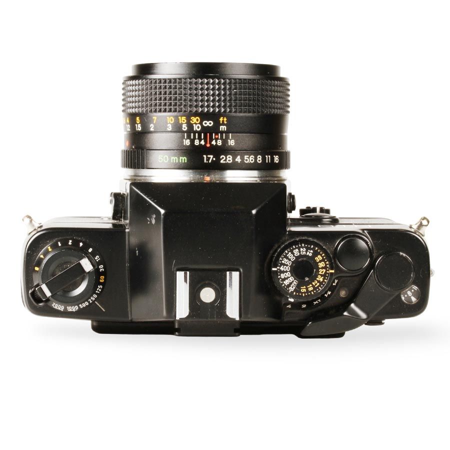 Câmera analógica 35mm Contax RTS com lente ML 50mm f1.7 - USADO