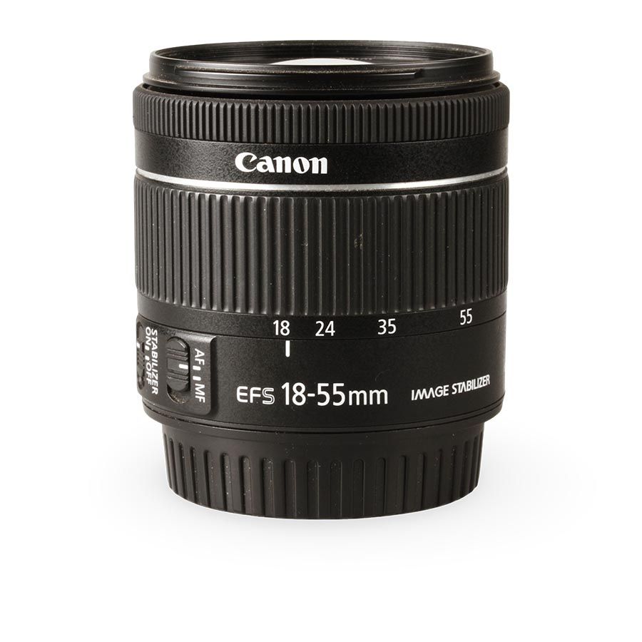 Objetiva Canon EF-S 18-55mm f4-5.6 IS STM (J0424B) - USADO