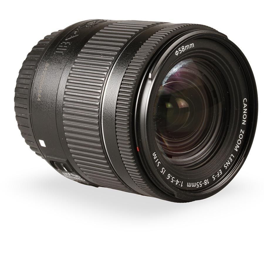 Objetiva Canon EF-S 18-55mm f4-5.6 IS STM (J0424B) - USADO