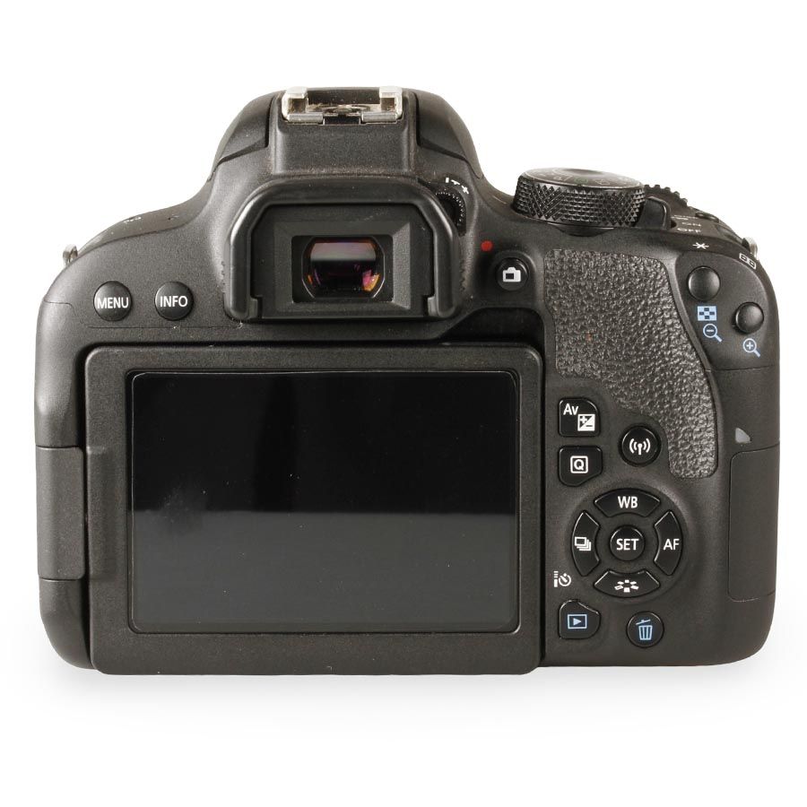 Câmera DSLR Canon EOS Rebel T7i com lente 18-55mm IS STM - USADA