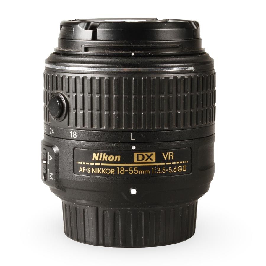 Objetiva Nikon AF-S NIKKOR 18-55mm f3.5-5.6G VR II DX - USADO