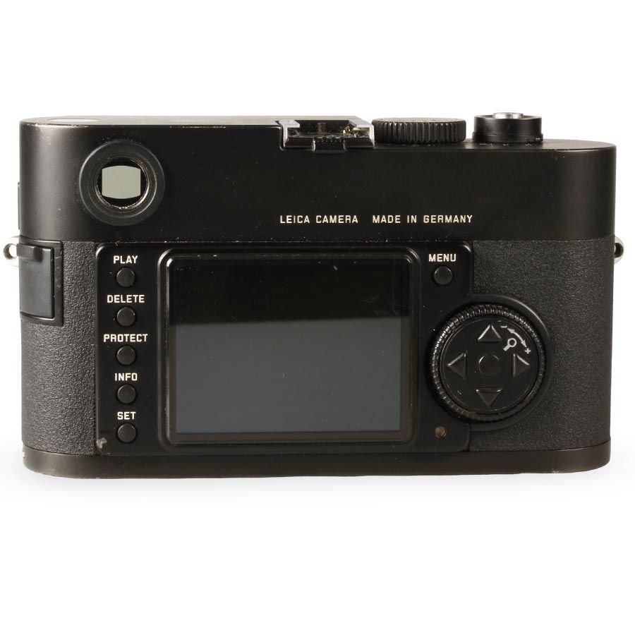 Câmera digital rangefinder Leica M8 com empunhadura (PRETO) - USADA