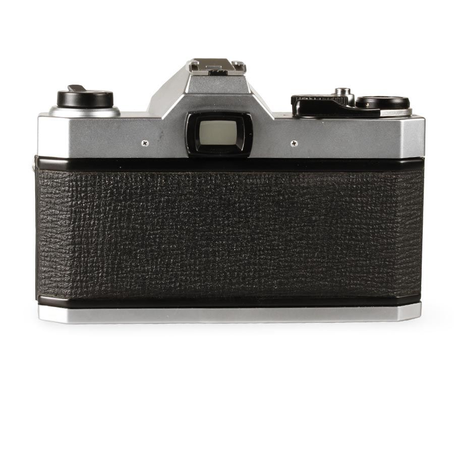 Câmera analógica 35mm Pentax K1000 com lente 50mm f2 e flash - USADO