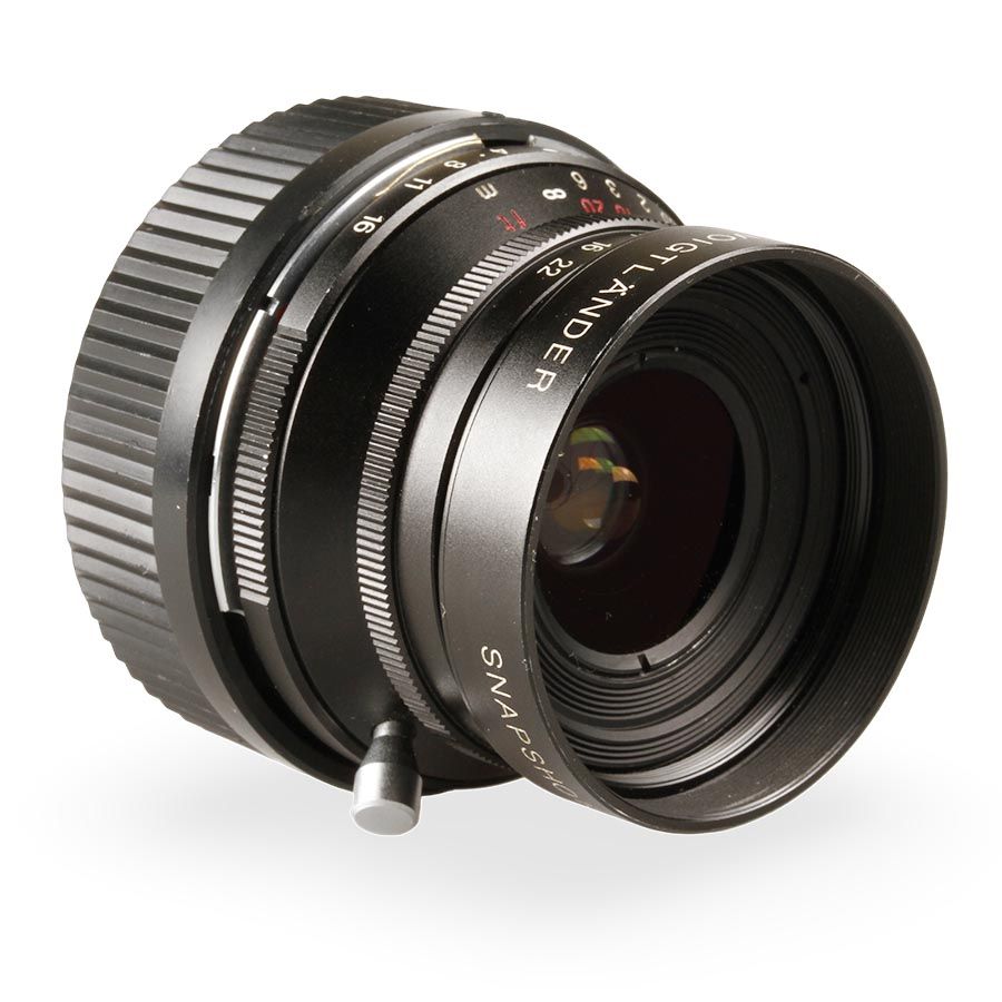 Objetiva Voigtländer Snapshot-Skopar 25mm f4 MC (Leica M) com visor 25mm - USADO