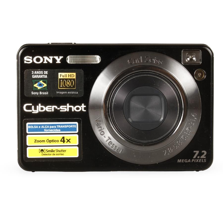 Câmera compacta Sony Cyber-shot DSC-W125 (PRETO) - USADO