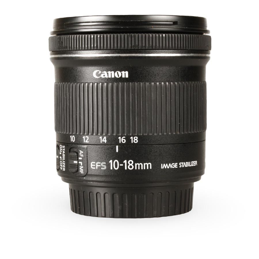 Objetiva Canon EF-S 10-18mm f4.5-5.6 IS STM - USADO