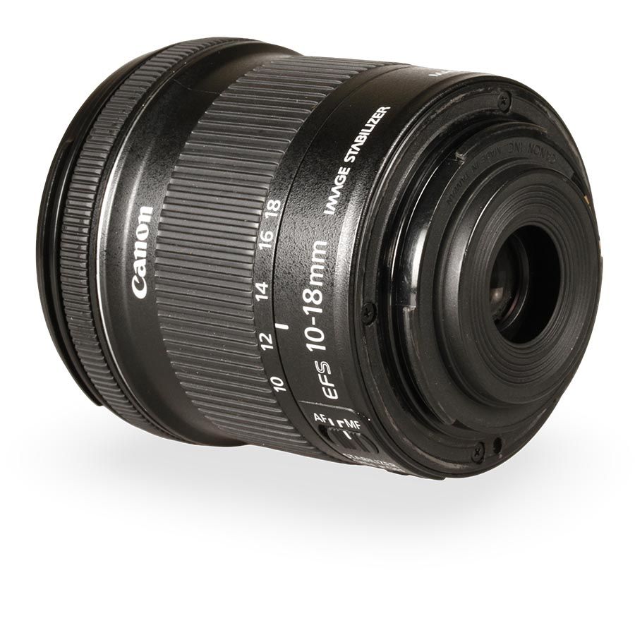 Objetiva Canon EF-S 10-18mm f4.5-5.6 IS STM - USADO