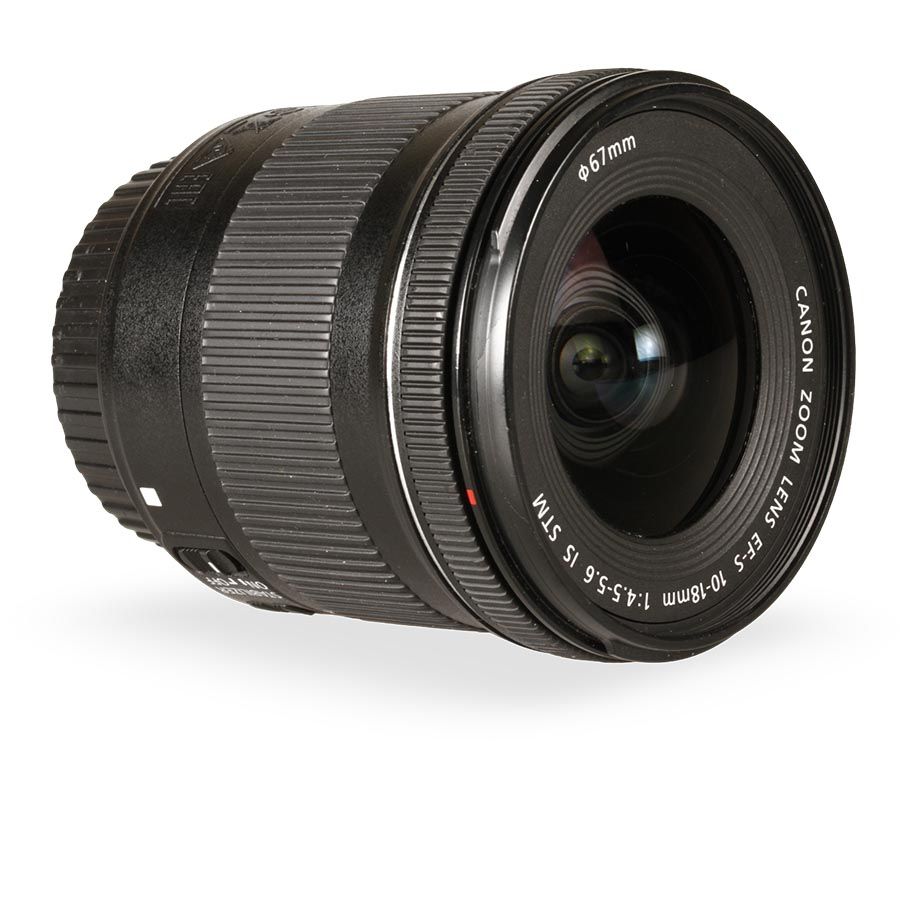 Objetiva Canon EF-S 10-18mm f4.5-5.6 IS STM - USADO