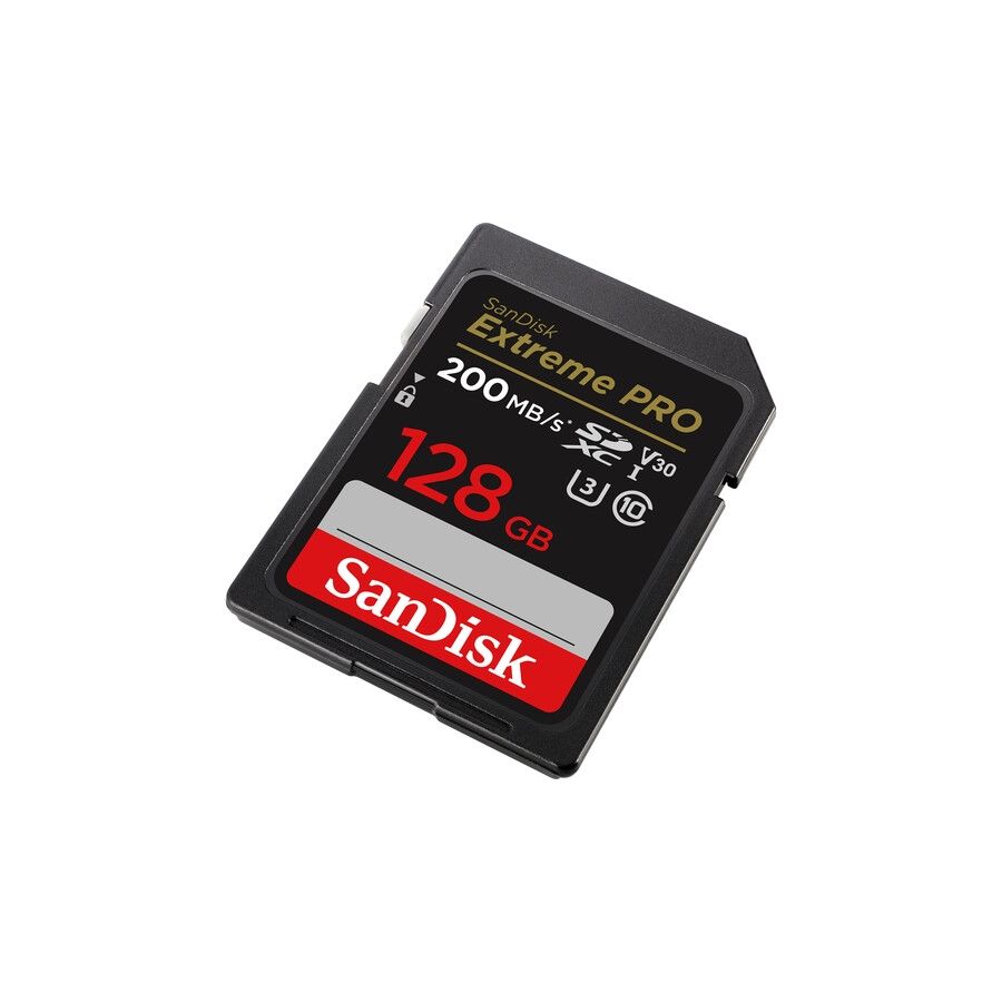 Cartão SDXC SanDisk Extreme PRO UHS-I 128GB - 200MB/s (V30)