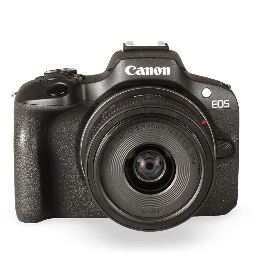 Câmera mirrorless Canon EOS R100 com lente RF-S 18-45mm IS STM - USADO