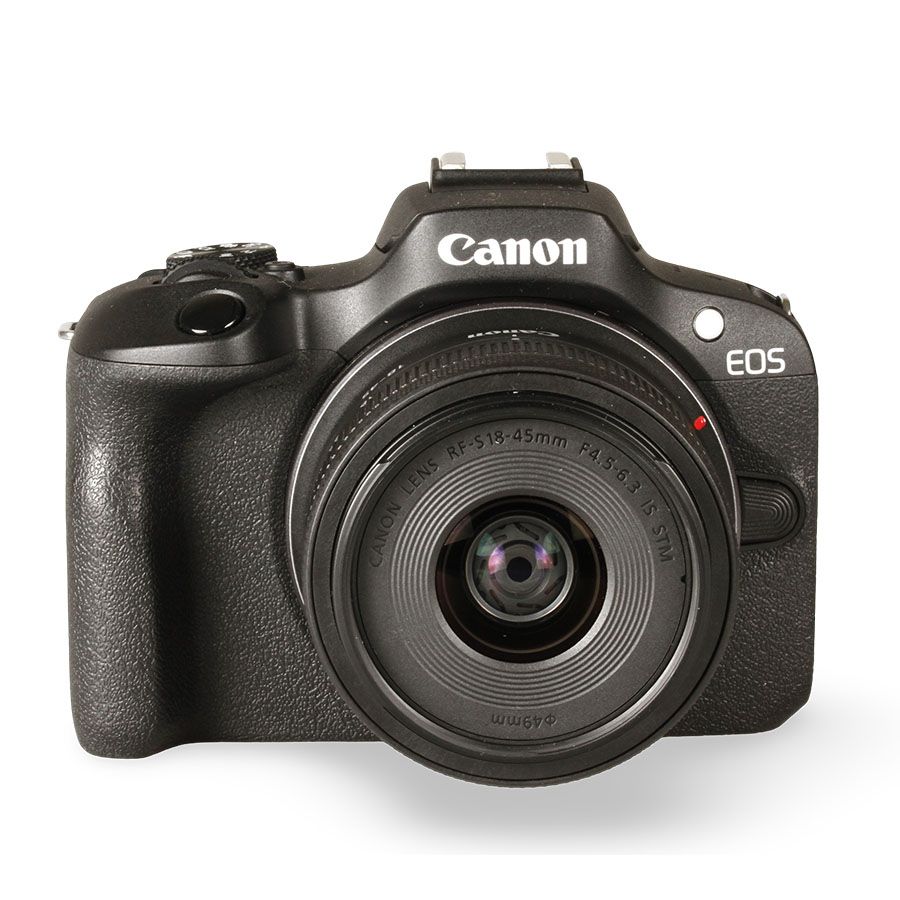 Câmera mirrorless Canon EOS R100 com lente RF-S 18-45mm IS STM - USADO