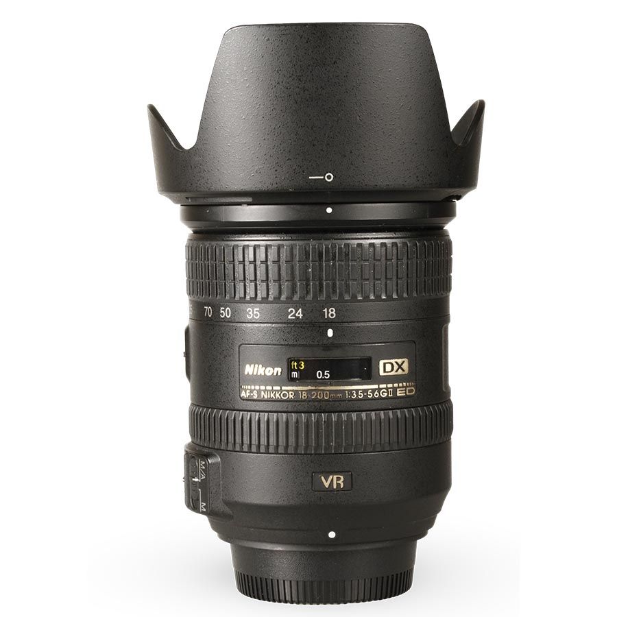 Objetiva Nikon AF-S NIKKOR 18-200mm f3.5-5.6G ED VR II DX - USADO