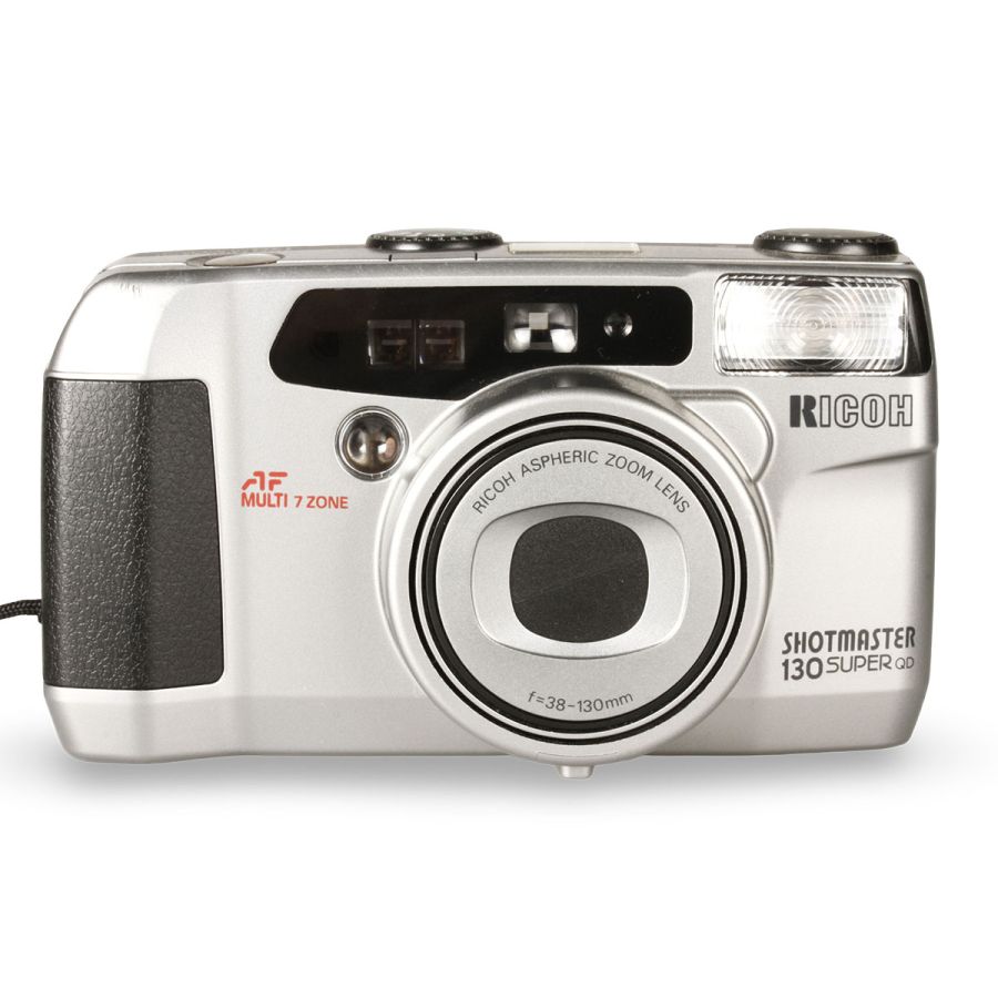 Câmera analógica compacta 35mm Ricoh Shotmaster 130 Super QD - USADA