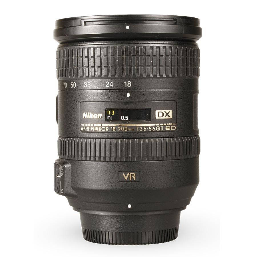 Objetiva Nikon AF-S NIKKOR 18-200mm f3.5-5.6G ED VR II DX - USADO