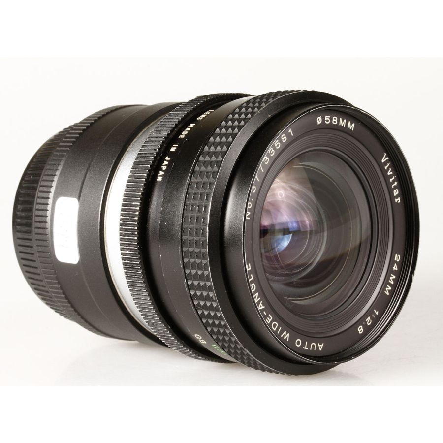 Objetiva Vivitar 24mm f2.8 com adaptador OM-NEX (12599C) - USADA