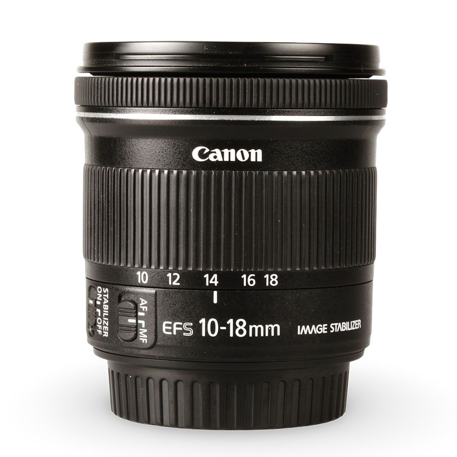 Objetiva Canon EF-S 10-18mm f4.5-5.6 IS STM - USADO