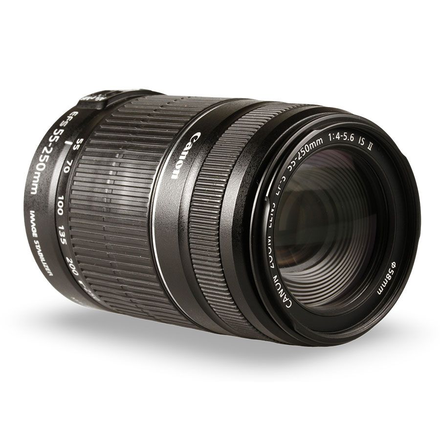 Objetiva Canon EF-S 55-250mm f4-5.6 IS II - USADA