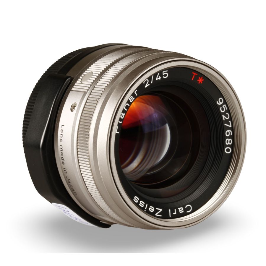 Objetiva Carl Zeiss Planar 45mm F2.0 (Contax G) - USADA