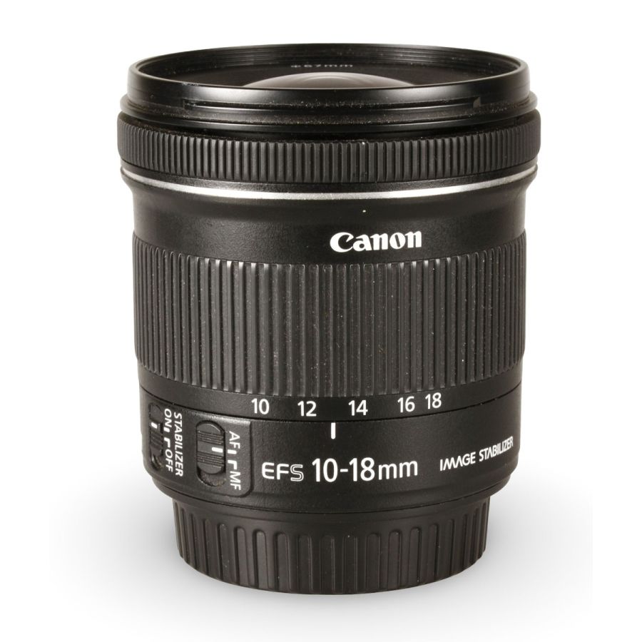 Objetiva Canon EF-S 10-18mm f4.5-5.6 IS STM - USADA