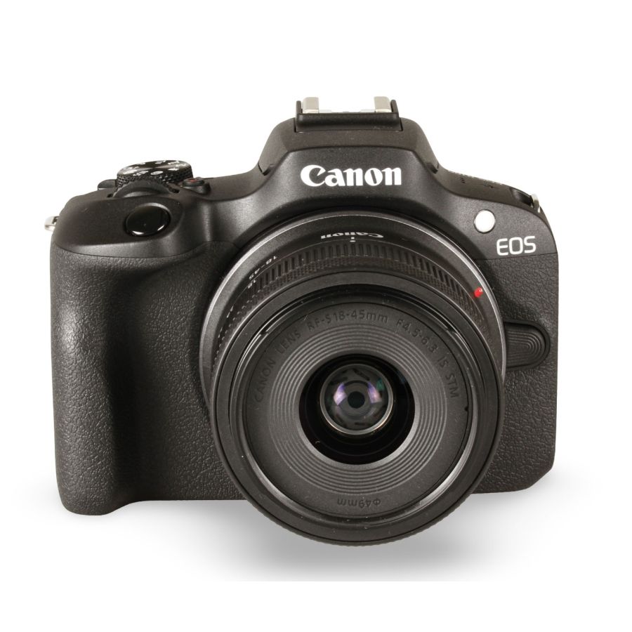 Câmera mirrorless Canon EOS R100 com RF-S 18-45mm IS STM - USADA