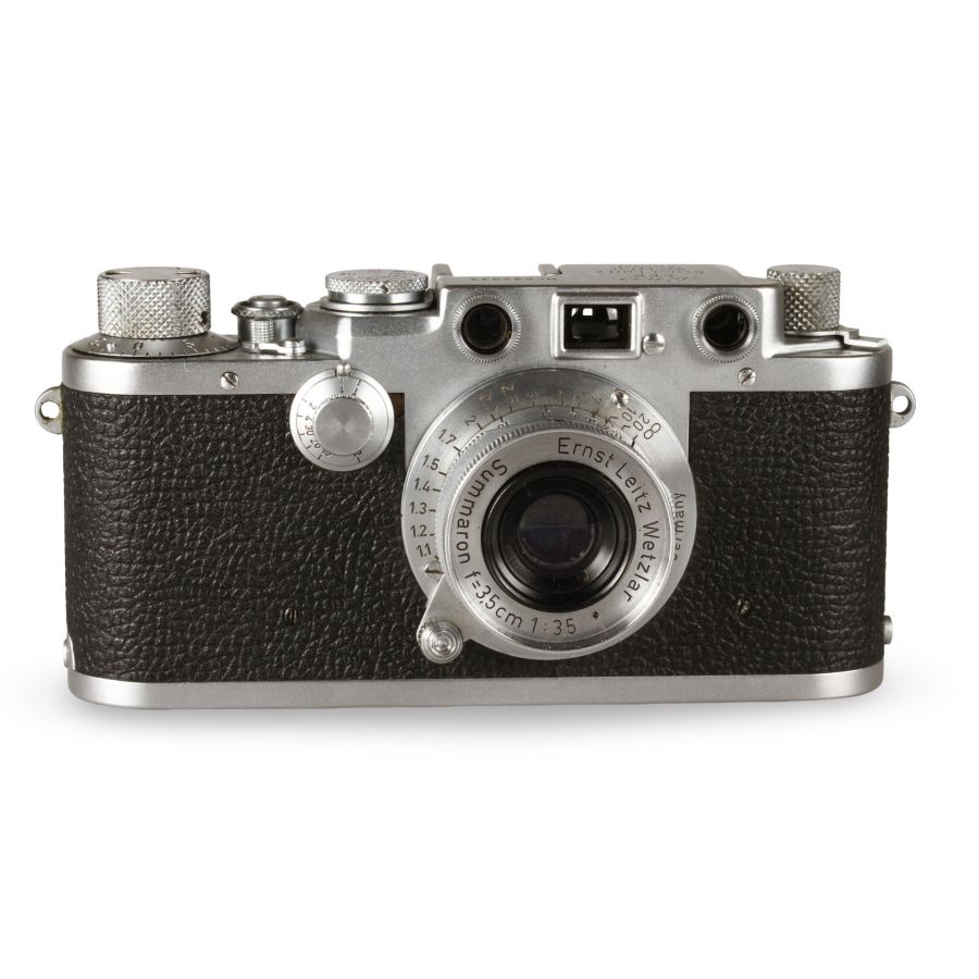 Câmera Leica IIIF Black Dial com 35mm F3.5 Summaron - USADA