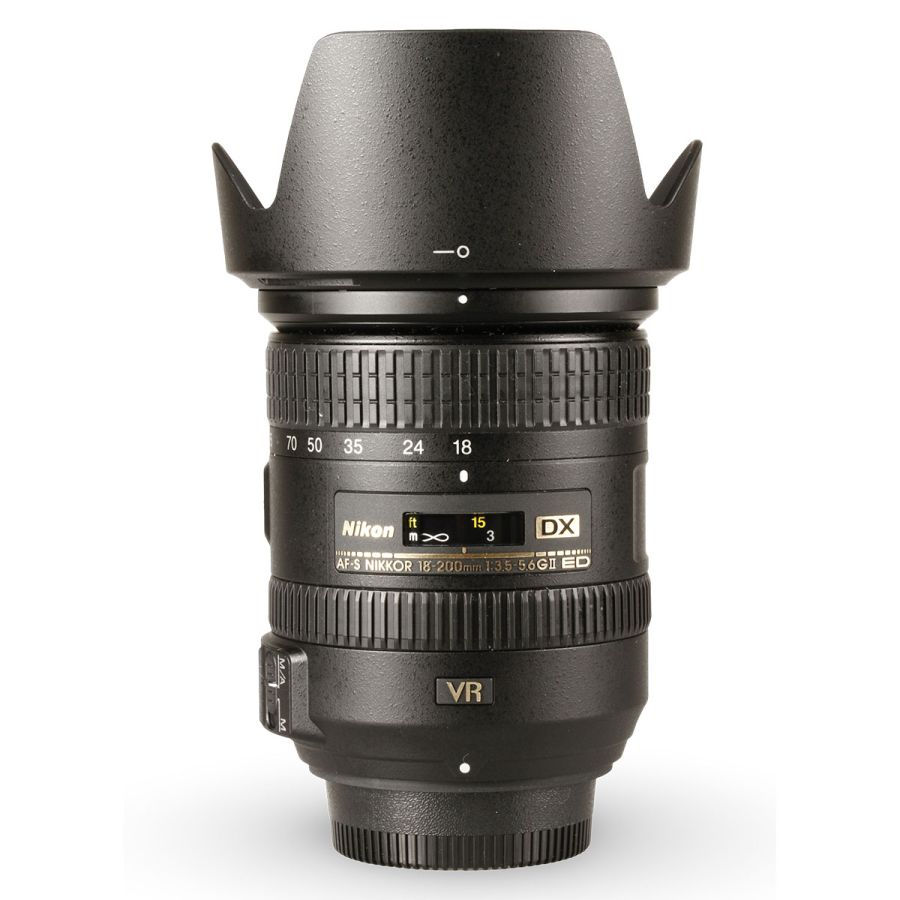 Objetiva Nikon AF-S NIKKOR 18-200mm f3.5-5.6G ED VR II DX - USADA