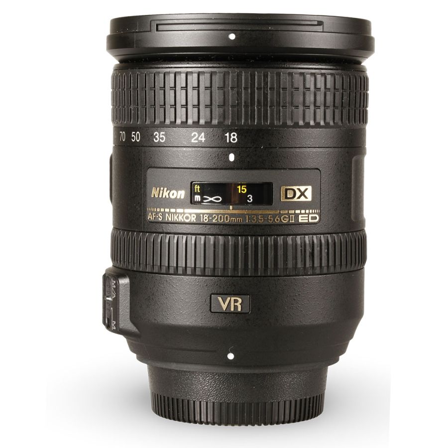 Objetiva Nikon AF-S NIKKOR 18-200mm f3.5-5.6G ED VR II DX - USADA
