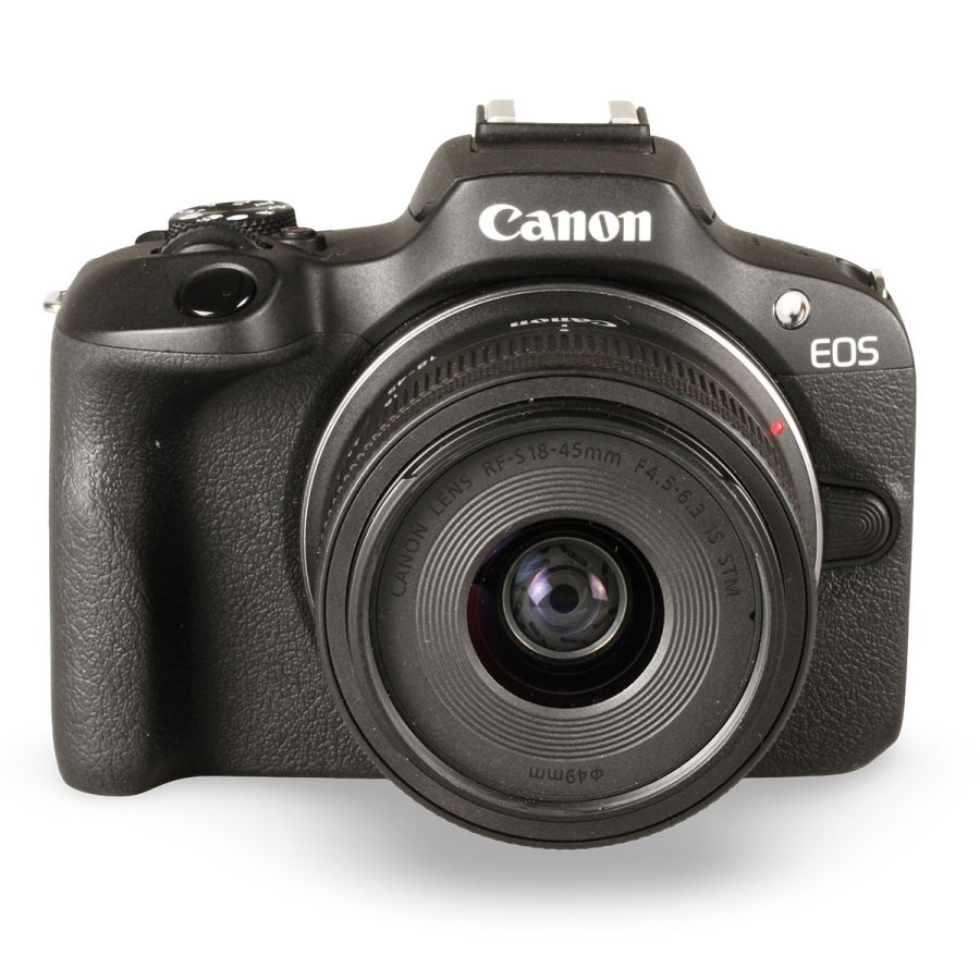 Câmera mirrorless Canon EOS R100 com lente RF-S 18-45mm IS STM - USADO