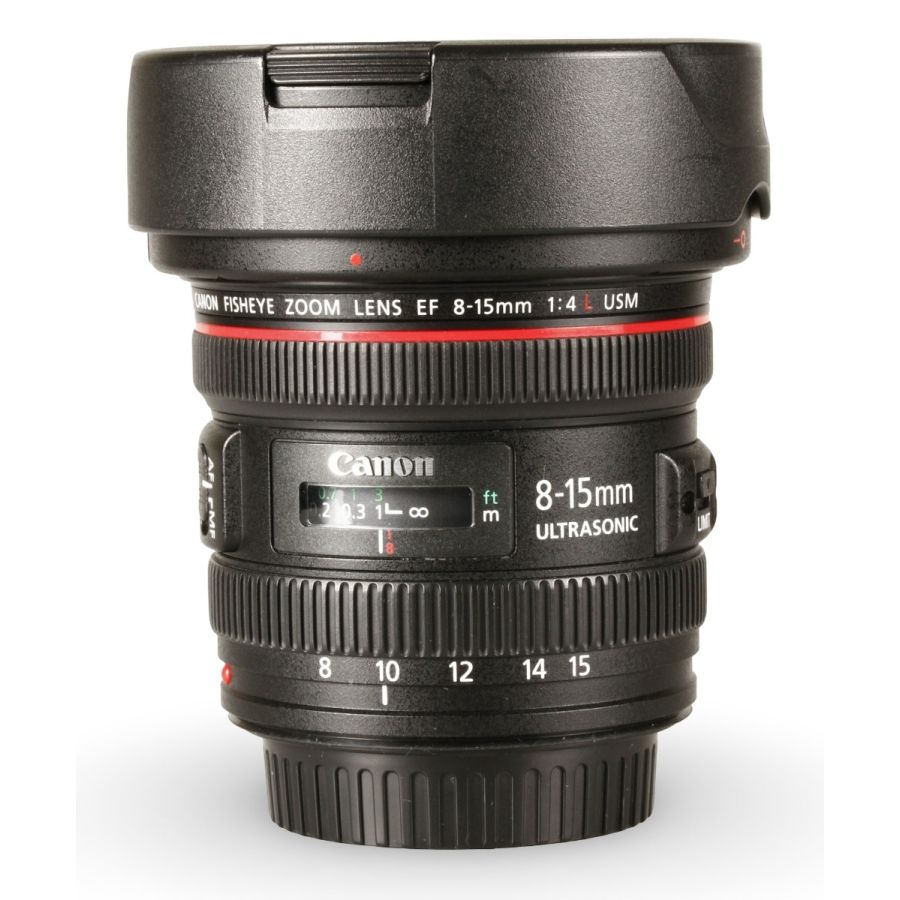 Objetiva Canon EF 8-15mm f4L Fisheye USM - USADO