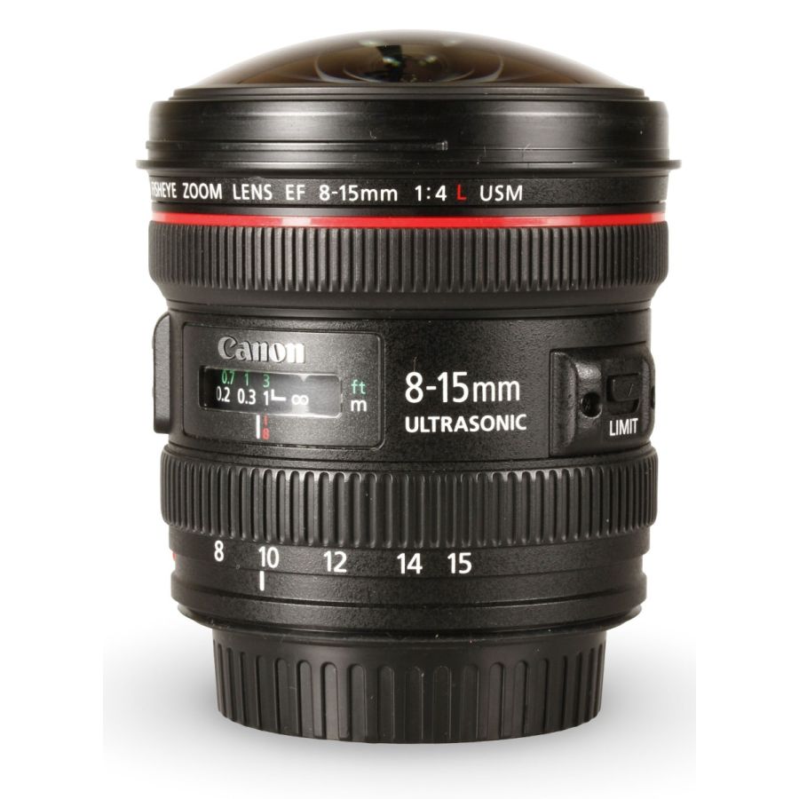 Objetiva Canon EF 8-15mm f4L Fisheye USM - USADO