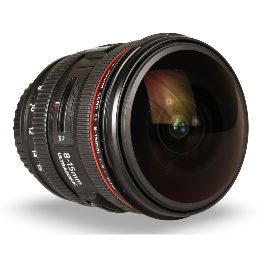 Objetiva Canon EF 8-15mm f4L Fisheye USM - USADO