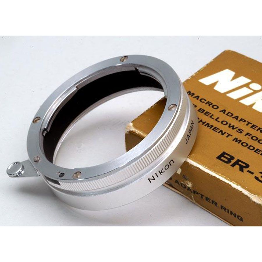 Anel adaptador Nikon BR-3 - Montagem Nikon F para filtro 52 mm (PRATA)